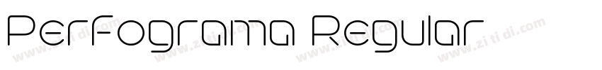 Perfograma Regular字体转换 Perfograma Regular字体转换